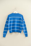 Poet's Stripe Sweater (Blue)