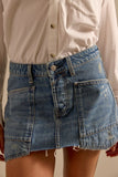 We The Free Dolly Denim Mini Skirt