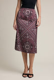 Paisley Midi Skirt