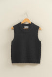 Macy Knit Vest (Black)
