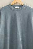 Oversized Crew Neck Sweatshirt (Dusty Navy)