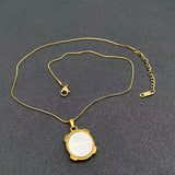 Shell Mirror Necklace