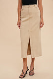 Gretchen Midi Skirt (Sand)