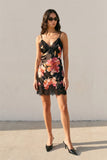 Orchid Satin Dress