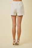Macy Linen Wrap Skort (Oatmeal)