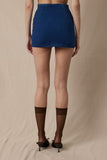 Dana Denim Mini Skort (Dark Denim)