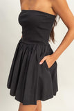 Polly Mini Dress (Black)