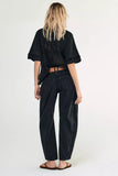 We The Free Good Luck Mid Rise Barrel Jeans (Soundwave)