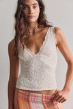 Free People Loved You First Lace Cami (Sugar Sizzle)