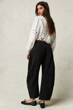 We The Free Good Luck Mid Rise Barrel Jeans (Soundwave)