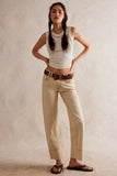 We The Free Risk Taker Mid-Rise Jeans (Ecru)