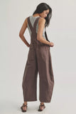 We The Free Good Luck Barrel Overalls (Chocolate Mousse)