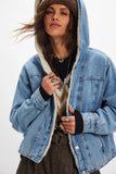We The Free Asher Cozy Denim Jacket
