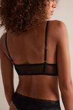 Free People Fiona Mesh Longline Bralette