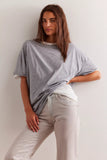 We The Free Nina Tee (Heather Grey)