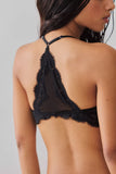 Fiona Mesh Front-Close Racerback Bralette