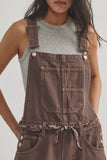 We The Free Good Luck Barrel Overalls (Chocolate Mousse)
