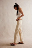 We The Free Risk Taker Mid-Rise Jeans (Ecru)