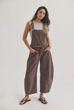 We The Free Good Luck Barrel Overalls (Chocolate Mousse)