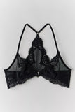 Fiona Mesh Front-Close Racerback Bralette
