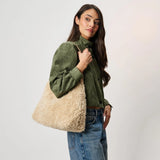 Neve Sherpa Tote Bag and Pouch