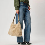 Neve Sherpa Tote Bag and Pouch